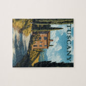 トスカーナイタリアンの田舎 ジグソーパズル (横)