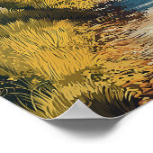 トスカーナイタリアンの田舎 ポスター (角)