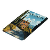 トスカーナイタリアンの田舎 マグネット (左側)