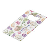 トスカーナイタリアンの結婚式の日付を保存 クレジットカード栓抜き (裏面アングル)