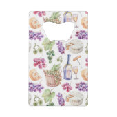 トスカーナイタリアンの結婚式の日付を保存 クレジットカード栓抜き (裏面)