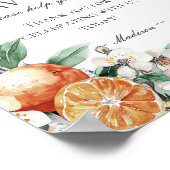 トスカーナイタリアンタイルビーチ沿岸好意サイン ポスター (角)