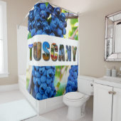 トスカーナイタリアンヴィンヤードトスカーナ旅行写真 シャワーカーテン (インサイチュ)