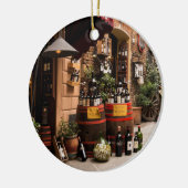 トスカーナイタリアン州モンテプルシアノのワインショップ セラミックオーナメント (左)