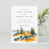 トスカーナイタリアン横結婚景 招待状 (スタンド正面)