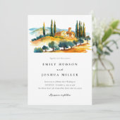 トスカーナイタリアン横結婚景 招待状 (スタンド正面)