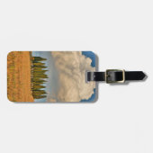 トスカーナイトイプレスの田舎の木 ラゲッジタグ (正面横)