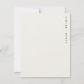 トスカーナエレガントイタリアランドスケープ水の色結婚の設定 出欠カード (裏面)