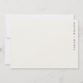 トスカーナエレガントイタリア水彩風景結婚ズ サンキューカード (裏面)