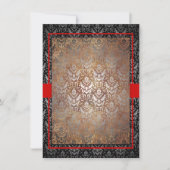トスカーナエレガントダマスクウェディング招待状 招待状 (正面)