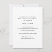 トスカーナオリーブの枝。植物変結婚化 セーブザデート (裏面)