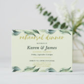 トスカーナオリーブガーデンリハーサルディナー招待状 招待状 (スタンド正面)