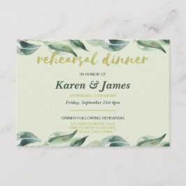 トスカーナオリーブガーデンリハーサルディナー招待状 招待状