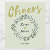 トスカーナオリーブガーデン ワインラベル (シングルラベル)