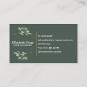 トスカーナオリーブガーデン 名刺 (裏面)