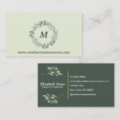 トスカーナオリーブガーデン 名刺 (正面/裏面)