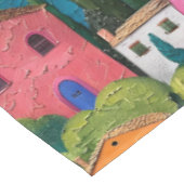 トスカーナカラフルの家 テーブルクロス (アングル)