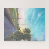 トスカーナカラフルの横絵画景 ジグソーパズル (横)