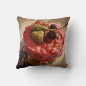 トスカーナタルタル装飾用クッション：料理のシックなデコル クッション (裏面)