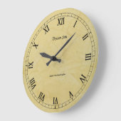 トスカーナフェイクサンフィニッシュ2.0 ラージ壁時計 (傾斜)