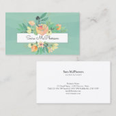 トスカーナフローラブーケコンサルタント 名刺 (正面/裏面)