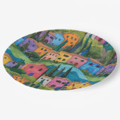 トスカーナモダンの柄 ペーパープレート (アングル)