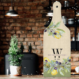 トスカーナレモンズオリブキッチン カッティングボード