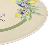 トスカーナレモンズオリーブ丸キッチン カッティングボード (角)