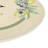 トスカーナレモンズオリーブ丸キッチン カッティングボード (角)