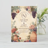 トスカーナヴィネヤール素朴お祝い 招待状 (スタンド正面)