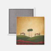 トスカーナヴィラズアンドポピー マグネット (正面/裏面)