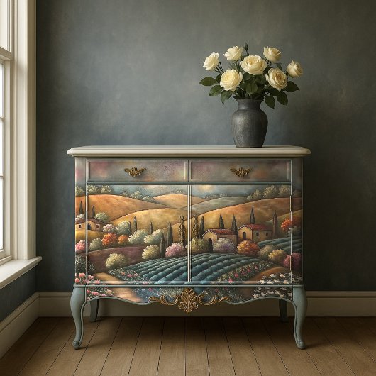 トスカーナヴィンヤードヒルズデコップページ 薄葉紙