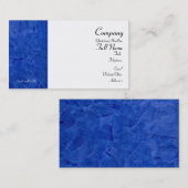 トスカーナ包まれたブルー名刺 名刺 (正面/裏面)