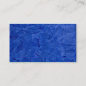 トスカーナ包まれたブルー名刺 名刺 (裏面)