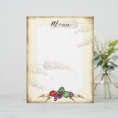 トスカーナ収穫食品の小麦のメニューのレターヘッド (スタンド正面)