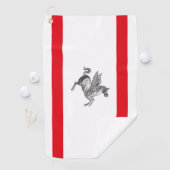 トスカーナ国旗（イタリア） ゴルフタオル (インサイチュ)