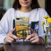 トスカーナ地方のヴィンテージなイタリア旅行ポスターの美学 Case-Mate iPhoneケース