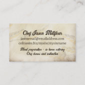 トスカーナ小麦料理名刺 名刺 (裏面)