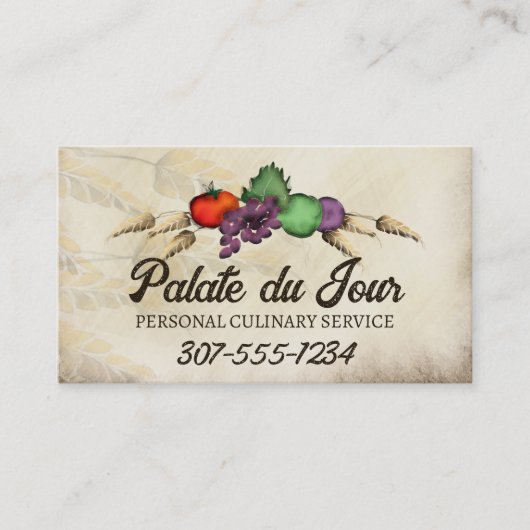 トスカーナ小麦料理名刺 名刺 (正面)