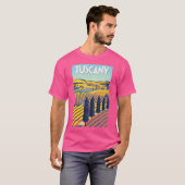 トスカーナ旅行 Tシャツ (正面フル)
