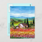 トスカーナ春 ポストカード (正面/裏面)