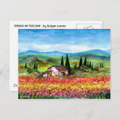 トスカーナ春 ポストカード (正面/裏面)