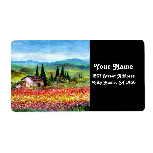 トスカーナ春 ラベル (正面)