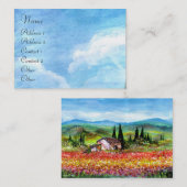 トスカーナ春 名刺 (正面/裏面)