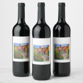 トスカーナ村（花） ワインラベル (ボトル)