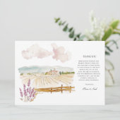 トスカーナ水彩イタリアンサンキューカード サンキューカード (スタンド正面)