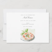 トスカーナ水彩バチュラーパーティ招待状カード 招待状 (裏面)