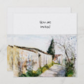 トスカーナ氷の田舎 招待状 (正面/裏面)