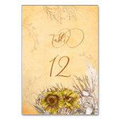 トスカーナ秋の質感トレーサリー テーブルナンバー (裏面)