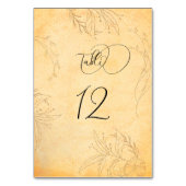 トスカーナ秋の質感トレーサリー テーブルナンバー (裏面)